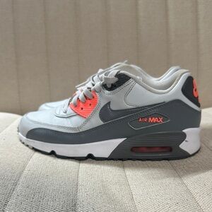 Nike Kids Air Max Sneakers - Gray and Pink